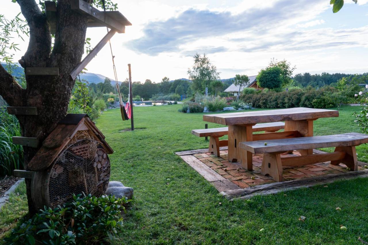 Glamping Happiness With Natural Pool Ribnica Kültér fotó