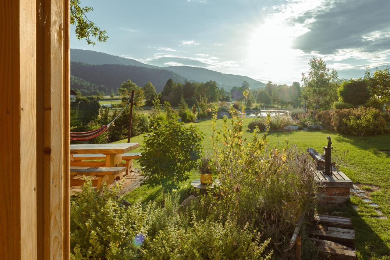 Glamping Happiness With Natural Pool Ribnica Kültér fotó